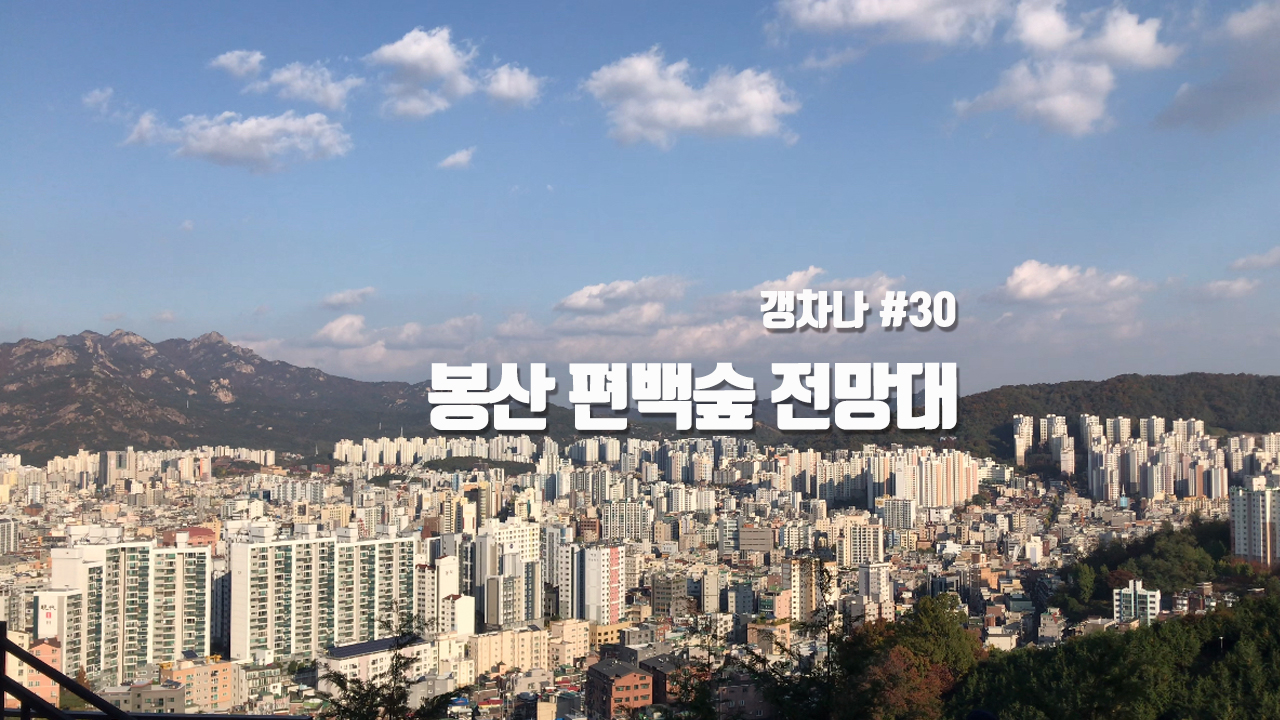 [갱년기라도 괜찮아 : 갱차나] 봉산 편백숲 전망대