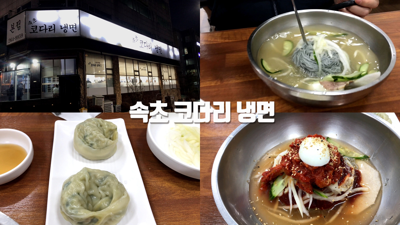 [갱년기라도 괜찮아 : 갱차나] 맛집공유 – 용인 수지 ‘속초 코다리냉면 본점’